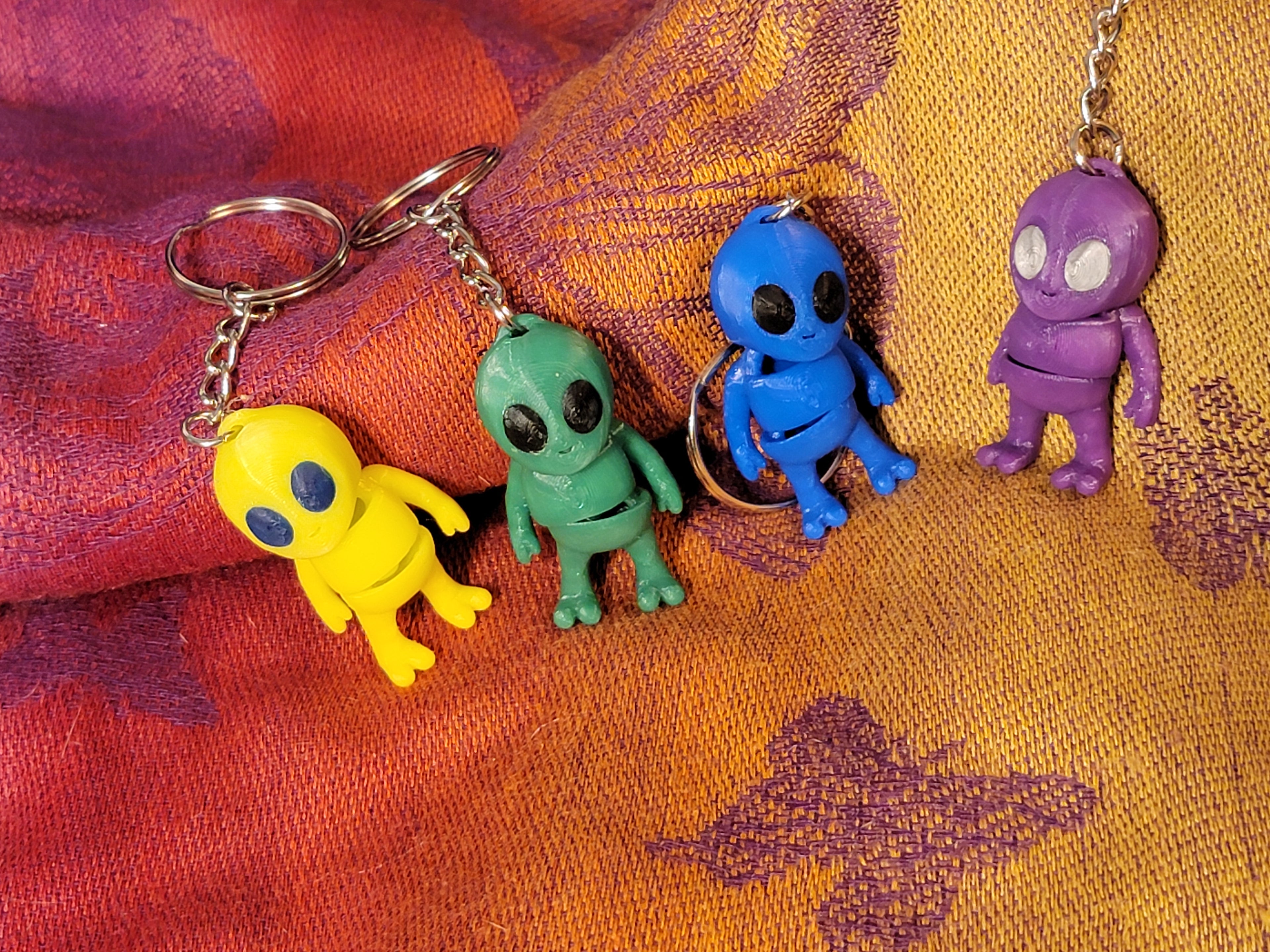 Alien Buddy Keychains