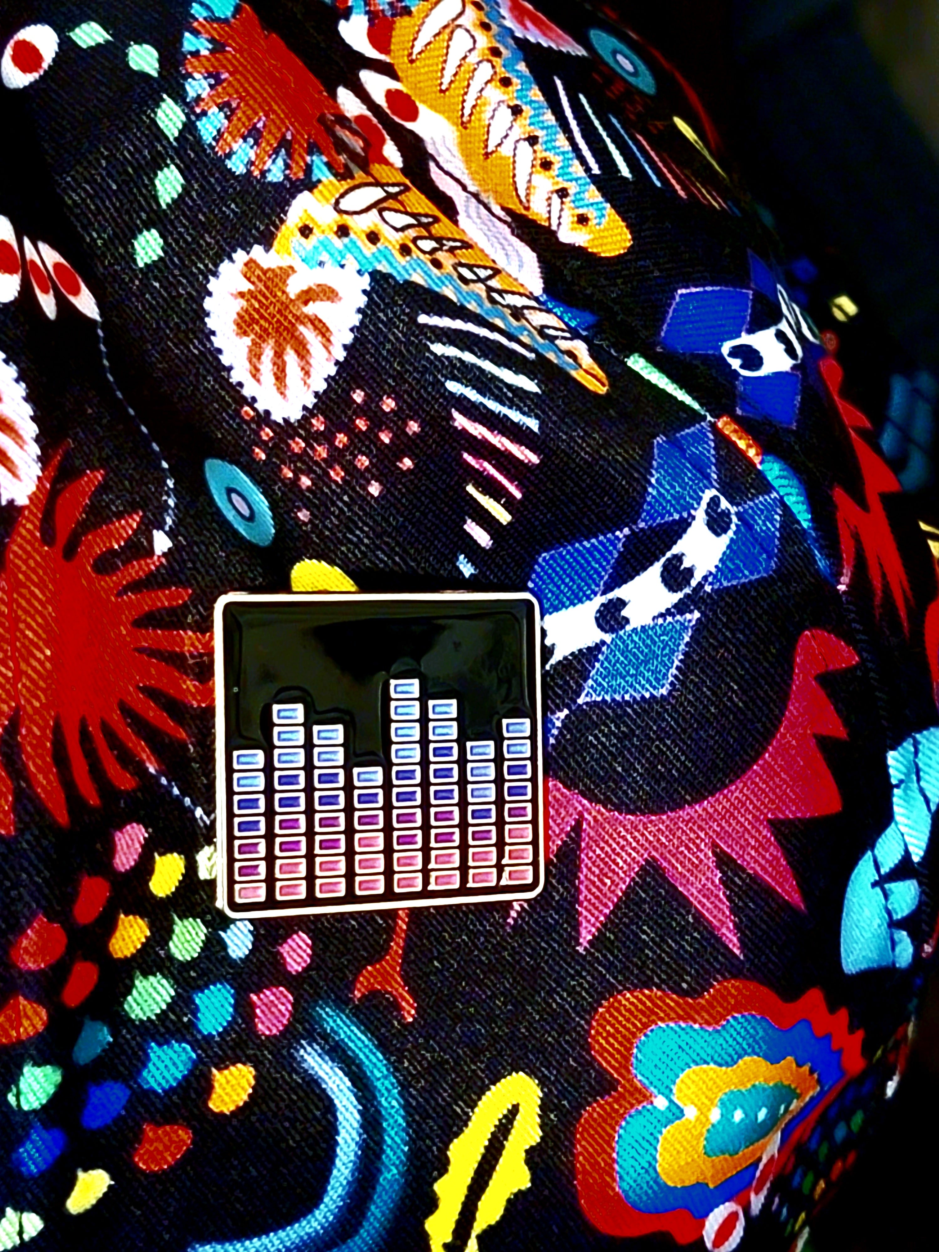 Equalizer Enamel Pin