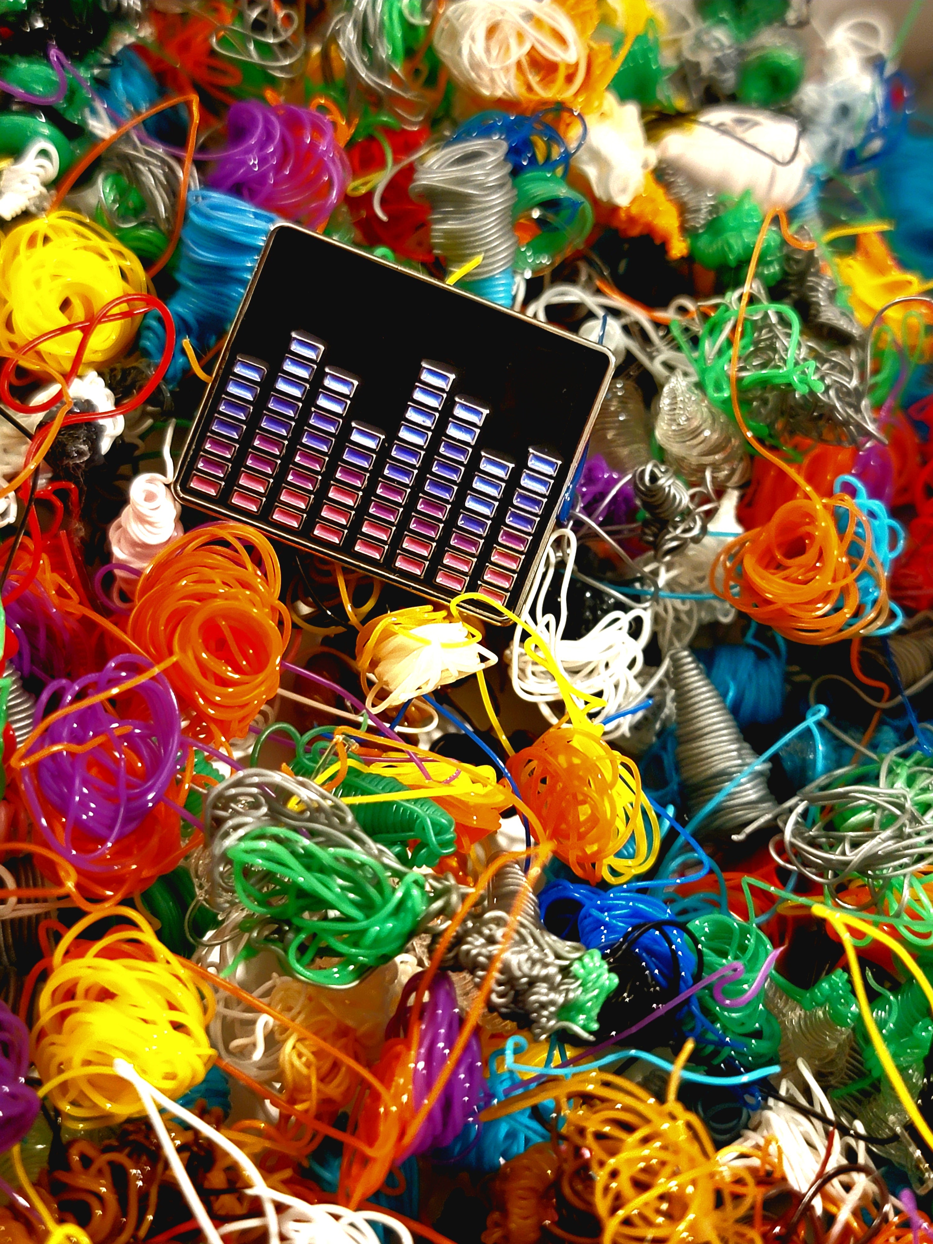 Equalizer Enamel Pin