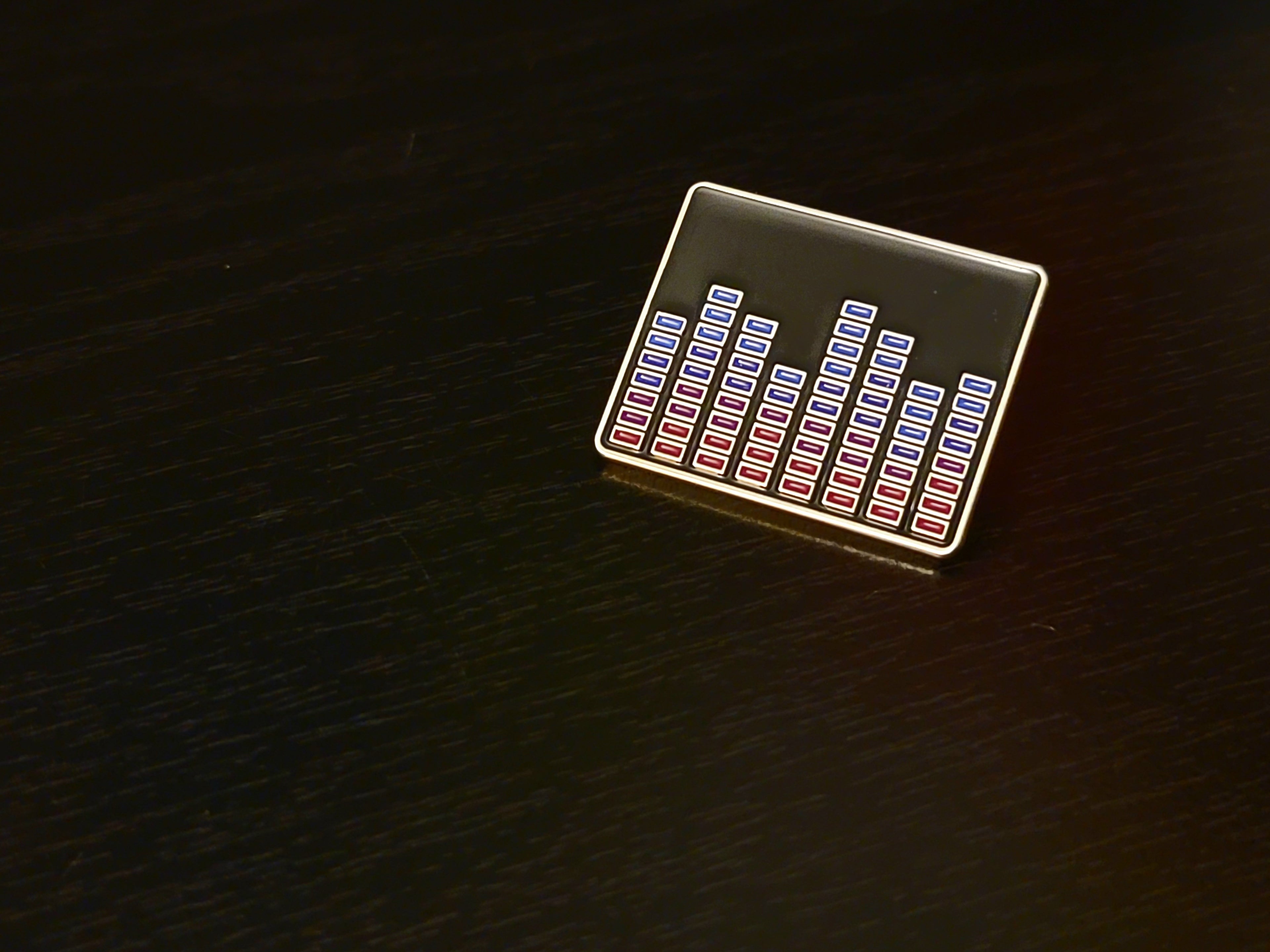 Equalizer Enamel Pin